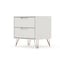 Manhattan Comfort Rockefeller Nightstand 2.0 in Off White, PK2 2-102GMC8 - alternate 9
